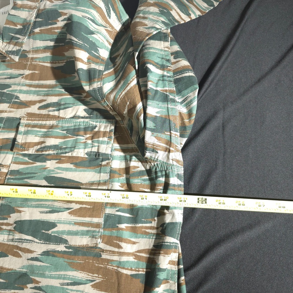 Free Assembly Mens Fatigue Military Jacket Sz XL Camo Camouflage Cotton New NWT - Picture 4 of 13